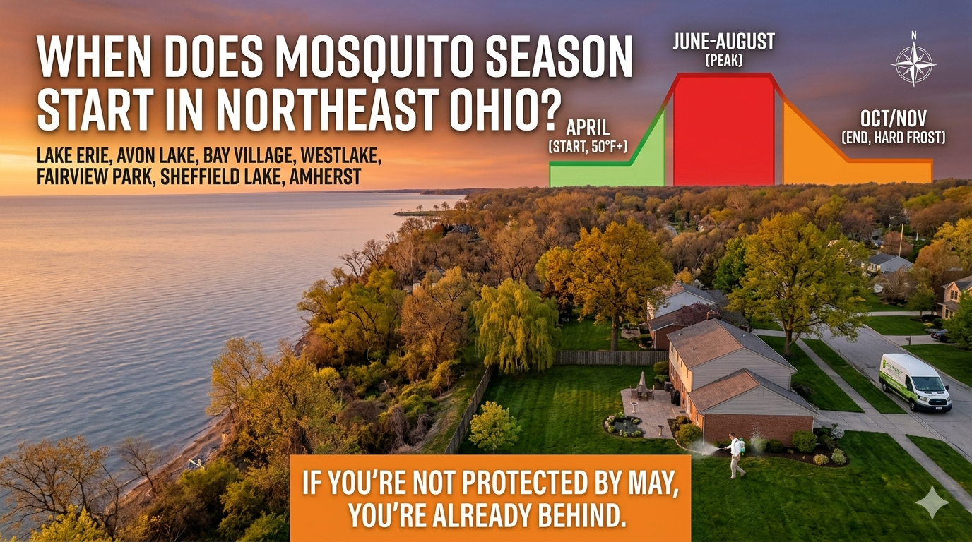 When Does Mosquito Season Start in Northeast Ohio? A Complete Local Guide for Avon Lake, Bay Village, Westlake & Beyond Main Keyword: Northeast Ohio mosquito season
