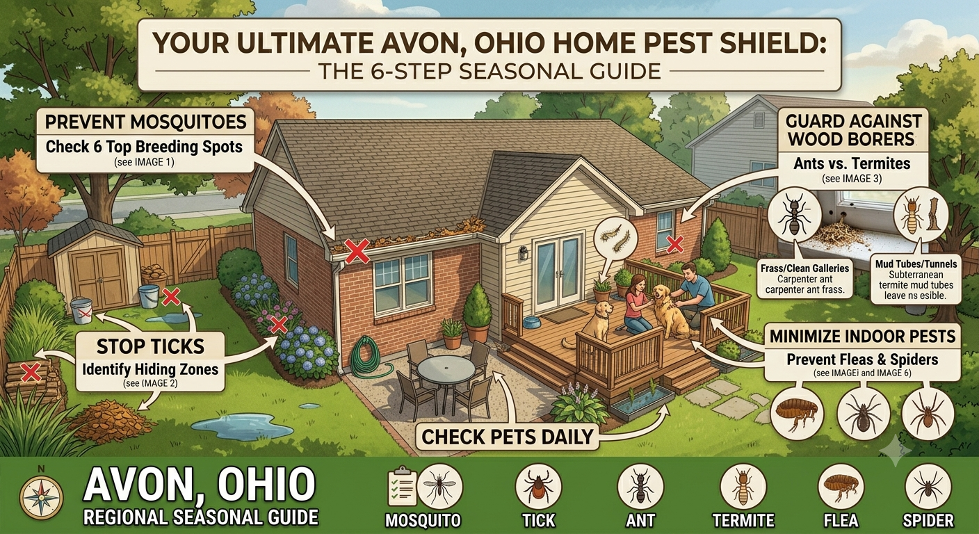 Northeast Ohio summer pest checklist