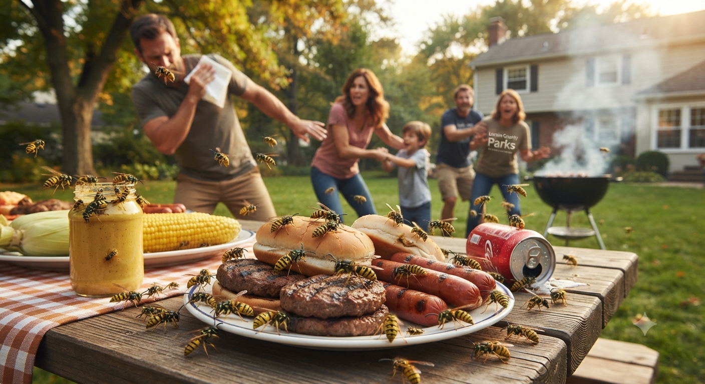 Why Are Yellowjackets Suddenly Crashing Your Lorain County Backyard Barbecue? Pest Asset